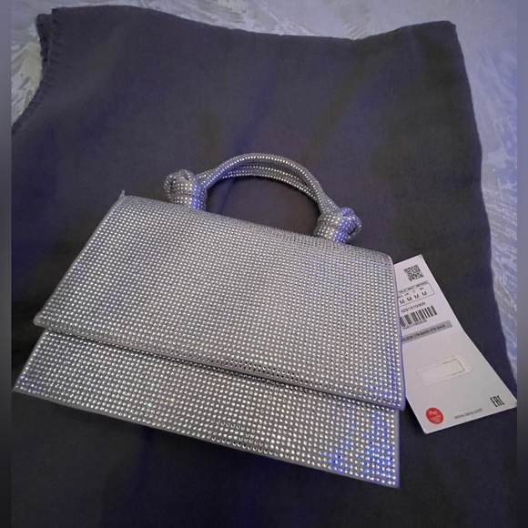 Zara silver night bag - Picture 4 of 4